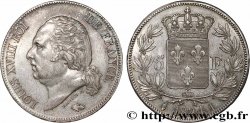 5 francs Louis XVIII, tête nue 1824 Limoges F.309/92