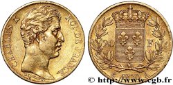20 francs or Charles X, matrice du revers à quatre feuilles et demie 1830 Paris F.520/12