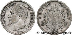 2 francs Napoléon III, tête laurée  1868 Strasbourg F.263/9