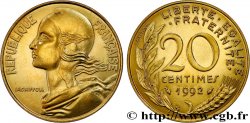 20 centimes Marianne, BU (Brillant Universel), frappe médaille 1992 Pessac F.156/34