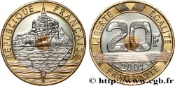 20 francs Mont Saint-Michel, BU (Brillant Universel)  2001 Pessac F.403/17
