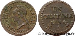 Un centime Dupré, 6 normal 1798 Paris F.100/3