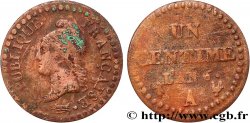 Un centime Dupré, 6 normal 1798 Paris F.100/3