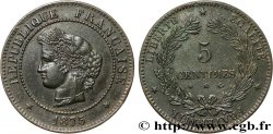 5 centimes Cérès 1875 Bordeaux F.118/12