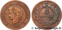 5 centimes Cérès 1877 Paris F.118/15