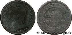 Un décime Dupré, modification du 2 décimes 1796 Paris F.127/1