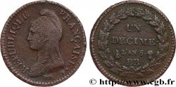 Un décime Dupré, grand module 1797 Strasbourg F.129/9