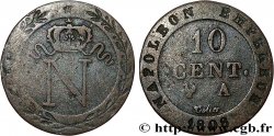 Faux de 10 cent. à l&nbsp;N couronnée 1808 Paris F.130/2 var.