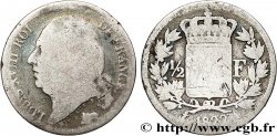 1/2 franc Louis XVIII 1822 Paris F.179/30