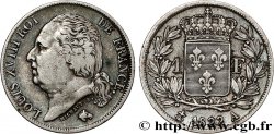 1 franc Louis XVIII 1822 Paris F.206/40