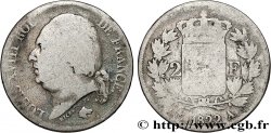 2 francs Louis XVIII 1822 Paris F.257/36
