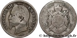2 francs Napoléon III, tête laurée 1867 Strasbourg F.263/6