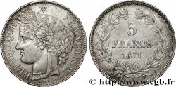 5 francs Cérès, sans légende 1871 Bordeaux F.332/8