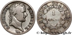 1 franc Napoléon Ier tête laurée, Empire français 1811 Rouen F.205/29