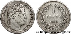 1 franc Louis-Philippe, couronne de chêne 1838 Strasbourg F.210/64 TB 