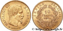 10 francs or Napoléon III, tête nue 1860 Paris F.506/10