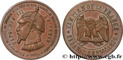 Médaille satirique Cu 32, type C “Chouette monétaire” 1870  Schw.C2a 
