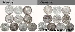 Lot de 10 pièces de 100 francs commémoratives - - F.-/
