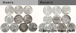 Lot de 10 pièces de 100 francs commémoratives - - F.-/