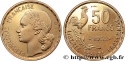Essai-piéfort au double de 50 francs Guiraud 1952 Paris GEM.221 EP1