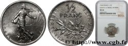 Pré-série d un 1/2 franc Semeuse, sans le mot essai, au petit module, tranche striée, sans différents 1964 Paris GEM.91 12