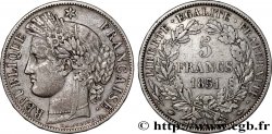 5 francs Cérès, IIe République 1851 Paris F.327/7