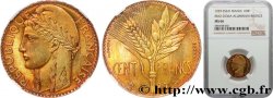 Concours de 100 francs or, essai de Dropsy en bronze-aluminium 1929 Paris GEM.280 4