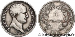 1 franc Napoléon Empereur, tête de nègre 1807 Paris F.203/1