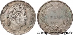 1 franc Louis-Philippe, couronne de chêne 1845 Rouen F.210/101