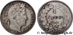 1 franc Louis-Philippe, couronne de chêne 1848 Paris F.210/113