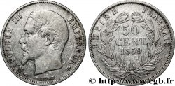 50 centimes Napoléon III, tête nue 1859 Paris F.187/10