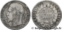 50 centimes Louis-Napoléon 1852 Paris F.185/1