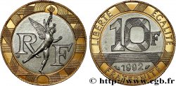 10 francs Génie de la Bastille, (BU) Brillant Universel, frappe médaille 1992 Pessac F.375/9
