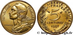 5 centimes Marianne, BU (Brillant Universel) 1997 Pessac F.125/40