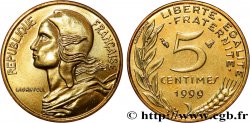 5 centimes Marianne, BU (Brillant Universel) 1999 Pessac F.125/43