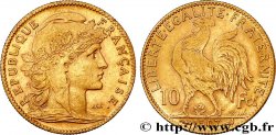 10 francs or Coq 1907 Paris F.509/8