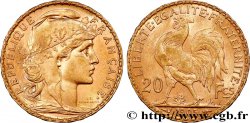 20 francs or Coq, Dieu protège la France 1905 Paris F.534/10