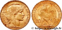 20 francs or Coq, Liberté Égalité Fraternité 1913 Paris F.535/7