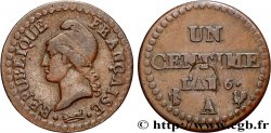 Un centime Dupré, 6 normal 1798 Paris F.100/3