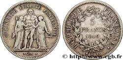 5 francs Hercule, IIe République 1849 Bordeaux F.326/7