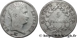 5 francs Napoléon Empereur, Empire français 1811 Nantes F.307/38