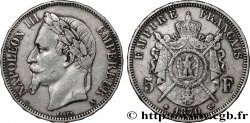 5 francs Napoléon III, tête laurée 1870 Paris F.331/16