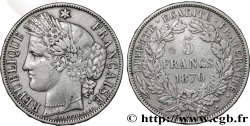 5 francs Cérès, avec légende 1870 Paris F.333/1