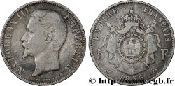 5 francs Napoléon III, tête nue 1856 Paris F.330/6