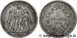 5 francs Hercule 1876 Bordeaux F.334/18
