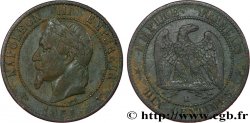 Dix Centimes Napoléon tête laurée 1861 Bordeaux F.134/6