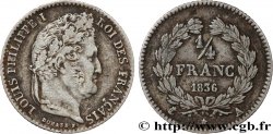 1/4 franc Louis-Philippe 1836 Paris F.166/59