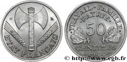 50 centimes Francisque, légère 1944 Beaumont-Le-Roger F.196/5