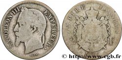2 francs Napoléon III, tête laurée 1866 Bordeaux F.263/3