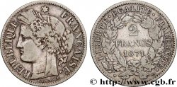 2 francs Cérès, avec légende 1871 Bordeaux F.265/7